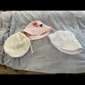 3 for $30 Baby girl hat bundle
